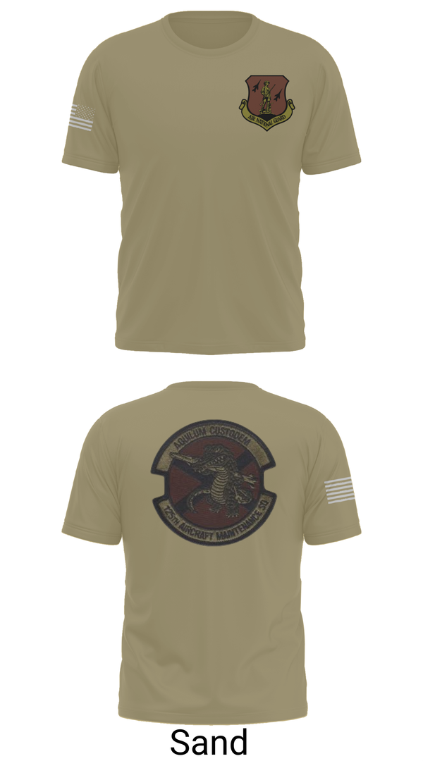Old School Cotton Feel Shirt, 125th Tactical Aircraft Maintenance SQ, , Teamtime, Team time, sublimation, custom sports apparel, team uniforms, spirit wear, spiritwear, sports uniforms, custom shirts, team store, custom team store, fundraiser sports, apparel fundraiser