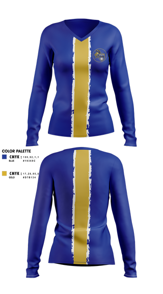Womens Long Sleeve Vneck Shirt, Gholson F.C., Men's Soccer, Teamtime, Team time, sublimation, custom sports apparel, team uniforms, spirit wear, spiritwear, sports uniforms, custom shirts, team store, custom team store, fundraiser sports, apparel fundraiser
