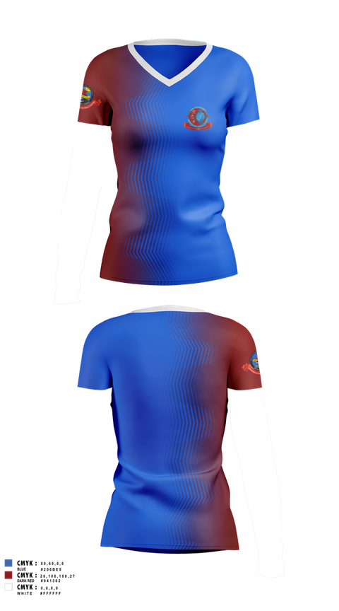 Womens Short Sleeve Vneck Shirt, VP-SSP, Track & Field, Teamtime, Team time, sublimation, custom sports apparel, team uniforms, spirit wear, spiritwear, sports uniforms, custom shirts, team store, custom team store, fundraiser sports, apparel fundraiser