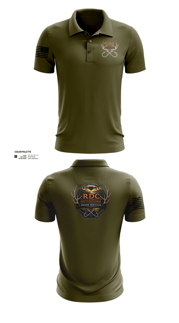 Short Sleeve Performance Polo, RDC Outdoors, Police, Teamtime, Team time, sublimation, custom sports apparel, team uniforms, spirit wear, spiritwear, sports uniforms, custom shirts, team store, custom team store, fundraiser sports, apparel fundraiser