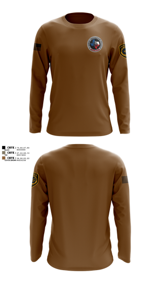 Long Sleeve Performance Shirt, Robstown Police Department, Police, Teamtime, Team time, sublimation, custom sports apparel, team uniforms, spirit wear, spiritwear, sports uniforms, custom shirts, team store, custom team store, fundraiser sports, apparel fundraiser