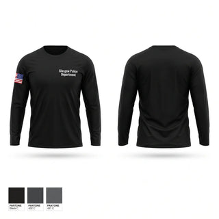 Long Sleeve Performance Shirt, Glasgow Police Department, Police, Teamtime, Team time, sublimation, custom sports apparel, team uniforms, spirit wear, spiritwear, sports uniforms, custom shirts, team store, custom team store, fundraiser sports, apparel fundraiser