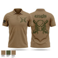 A Btry 1-206th FA Short Sleeve Performance Polo - 1