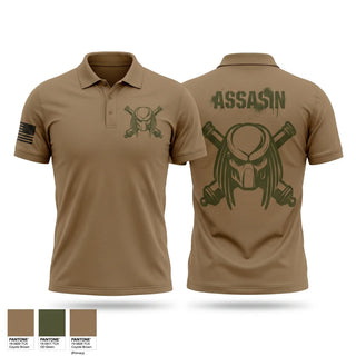 Short Sleeve Performance Polo, A Btry 1-206th FA, National Guard, Teamtime, Team time, sublimation, custom sports apparel, team uniforms, spirit wear, spiritwear, sports uniforms, custom shirts, team store, custom team store, fundraiser sports, apparel fundraiser