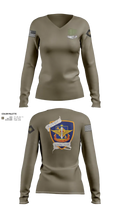 640th ASB Bravo Company 67727556 Women's Long Sleeve V-neck Shirt - 22