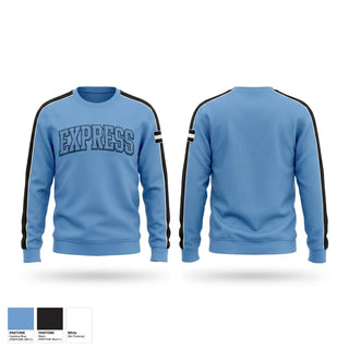Crew Neck Sweatshirt, Express, Softball, Teamtime, Team time, sublimation, custom sports apparel, team uniforms, spirit wear, spiritwear, sports uniforms, custom shirts, team store, custom team store, fundraiser sports, apparel fundraiser