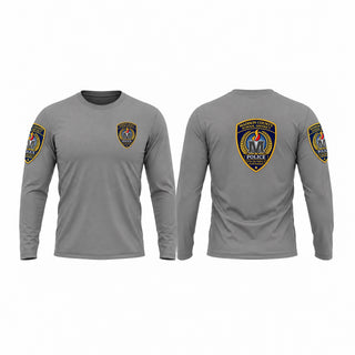 Long Sleeve Performance Shirt, Madison County Schools Police Department, Police, Teamtime, Team time, sublimation, custom sports apparel, team uniforms, spirit wear, spiritwear, sports uniforms, custom shirts, team store, custom team store, fundraiser sports, apparel fundraiser