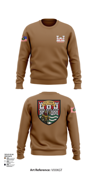 Crew Neck Sweatshirt, 175th MRBC, , Teamtime, Team time, sublimation, custom sports apparel, team uniforms, spirit wear, spiritwear, sports uniforms, custom shirts, team store, custom team store, fundraiser sports, apparel fundraiser