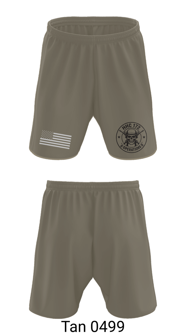 Athletic Shorts With Pockets, HHC 172, Army, Teamtime, Team time, sublimation, custom sports apparel, team uniforms, spirit wear, spiritwear, sports uniforms, custom shirts, team store, custom team store, fundraiser sports, apparel fundraiser