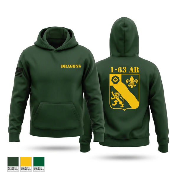 Hoodie, 1-63 AR, 2 ABCT, 1 ID, Army, Teamtime, Team time, sublimation, custom sports apparel, team uniforms, spirit wear, spiritwear, sports uniforms, custom shirts, team store, custom team store, fundraiser sports, apparel fundraiser