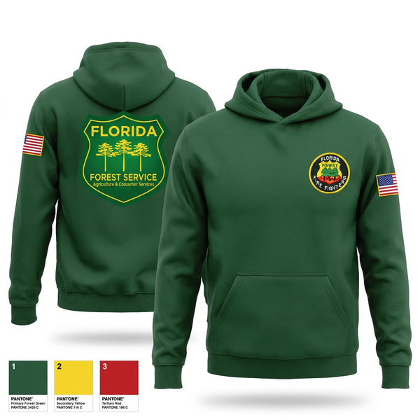 Hoodie, Florida Forest Service, Fire Department, Teamtime, Team time, sublimation, custom sports apparel, team uniforms, spirit wear, spiritwear, sports uniforms, custom shirts, team store, custom team store, fundraiser sports, apparel fundraiser