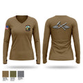MALS-24 Women's Long Sleeve V-neck Shirt - 1