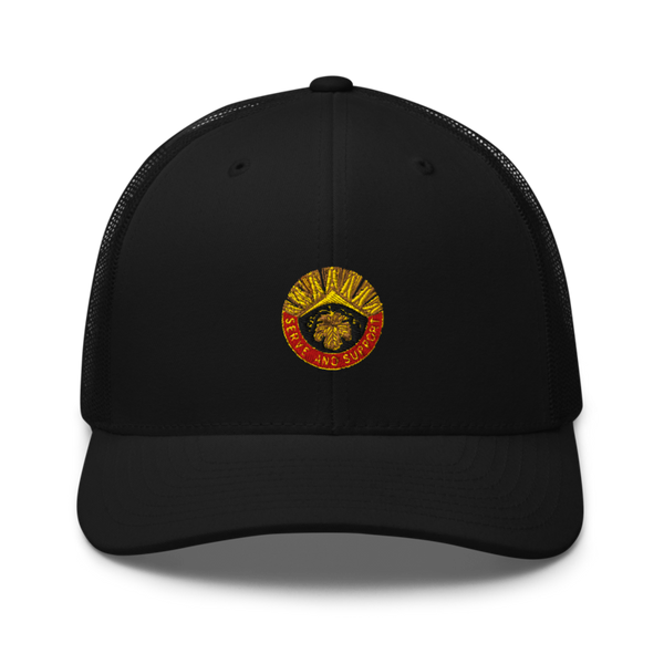 389th CSSB 42999540 Retro Trucker Hat | Yupoong 6606