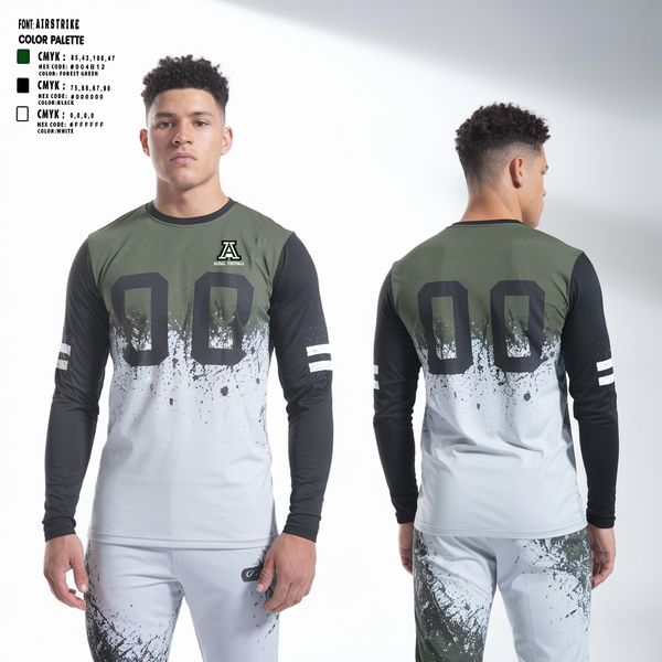 Long Sleeve Performance Shirt, Alisal High School Football, , Teamtime, Team time, sublimation, custom sports apparel, team uniforms, spirit wear, spiritwear, sports uniforms, custom shirts, team store, custom team store, fundraiser sports, apparel fundraiser