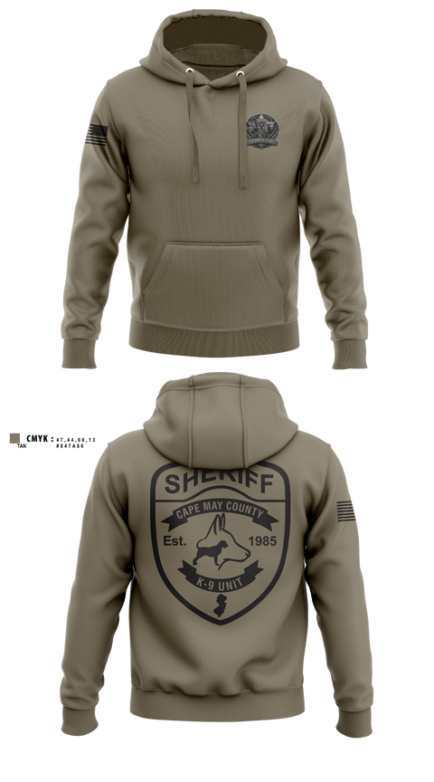 Hoodie, CMCSO k9, Police, Teamtime, Team time, sublimation, custom sports apparel, team uniforms, spirit wear, spiritwear, sports uniforms, custom shirts, team store, custom team store, fundraiser sports, apparel fundraiser