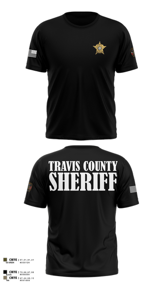 Short Sleeve Performance Shirt, Travis County Sheriff, Police, Teamtime, Team time, sublimation, custom sports apparel, team uniforms, spirit wear, spiritwear, sports uniforms, custom shirts, team store, custom team store, fundraiser sports, apparel fundraiser