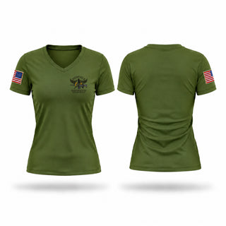 Womens Short Sleeve Vneck Shirt, Richfield SWAT, Police, Teamtime, Team time, sublimation, custom sports apparel, team uniforms, spirit wear, spiritwear, sports uniforms, custom shirts, team store, custom team store, fundraiser sports, apparel fundraiser