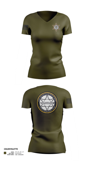 Womens Short Sleeve Vneck Shirt, CRT, Police, Teamtime, Team time, sublimation, custom sports apparel, team uniforms, spirit wear, spiritwear, sports uniforms, custom shirts, team store, custom team store, fundraiser sports, apparel fundraiser