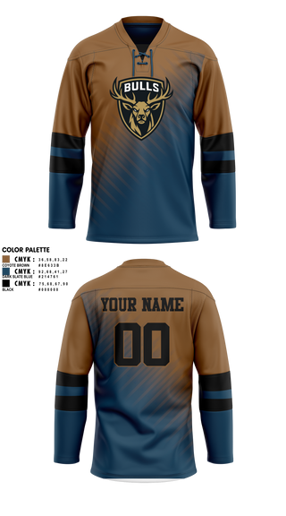 BULLS 87388937 Hockey Jersey - 1