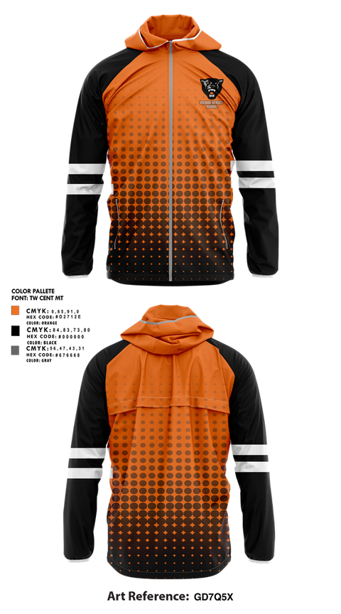 Windbreaker, Second Street School, Spirit Store, Teamtime, Team time, sublimation, custom sports apparel, team uniforms, spirit wear, spiritwear, sports uniforms, custom shirts, team store, custom team store, fundraiser sports, apparel fundraiser