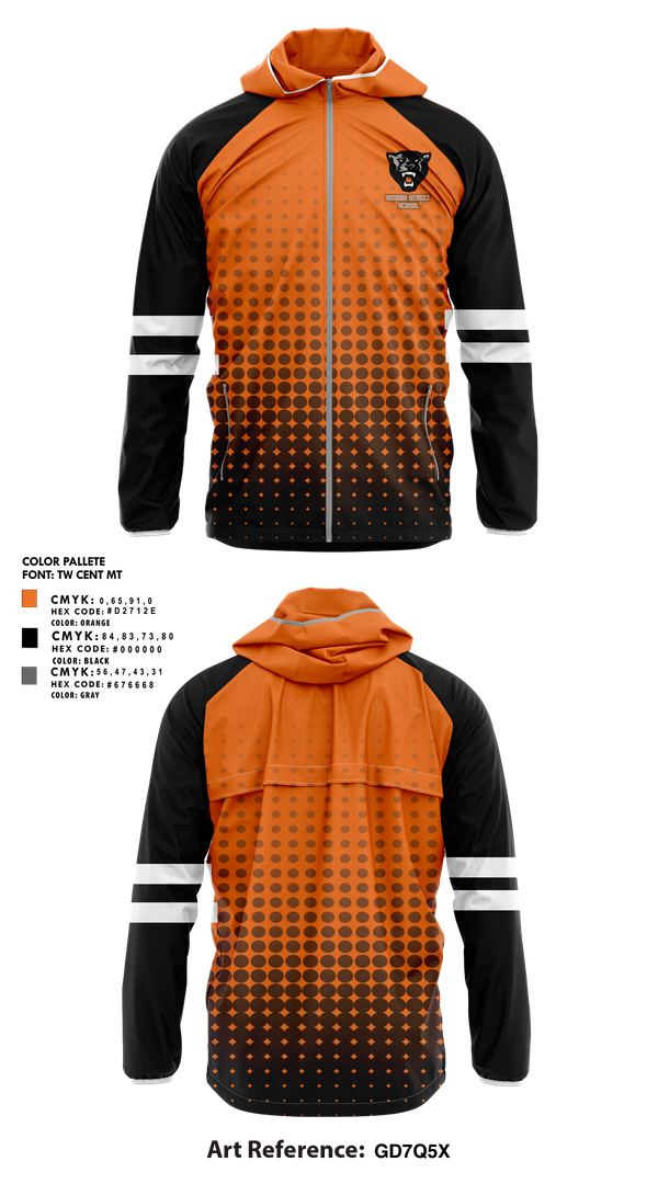 Windbreaker, Second Street School, Spirit Store, Teamtime, Team time, sublimation, custom sports apparel, team uniforms, spirit wear, spiritwear, sports uniforms, custom shirts, team store, custom team store, fundraiser sports, apparel fundraiser
