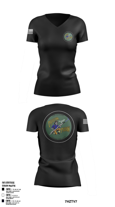 Backstep training group 69830165 Women's Short Sleeve V-neck Shirt - 1