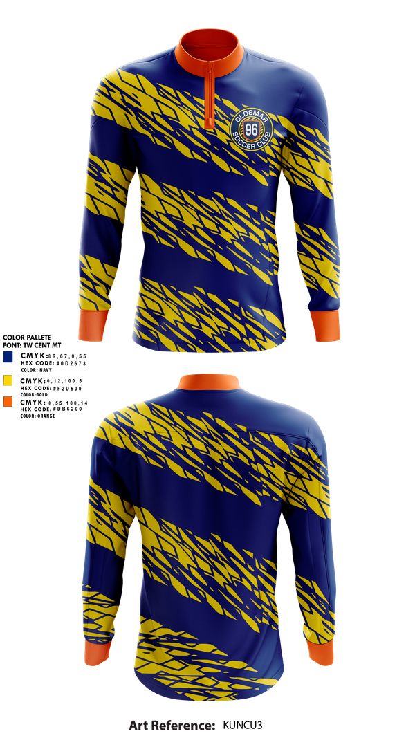 Quarter Zip Jacket, Oldsmar Soccer Club​, Men's Soccer, Teamtime, Team time, sublimation, custom sports apparel, team uniforms, spirit wear, spiritwear, sports uniforms, custom shirts, team store, custom team store, fundraiser sports, apparel fundraiser