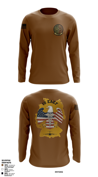 10th Expeditionary Aeromedical Evacuation Flight (10th EAEF/26.1) 21411878 Long Sleeve Performance Shirt 1