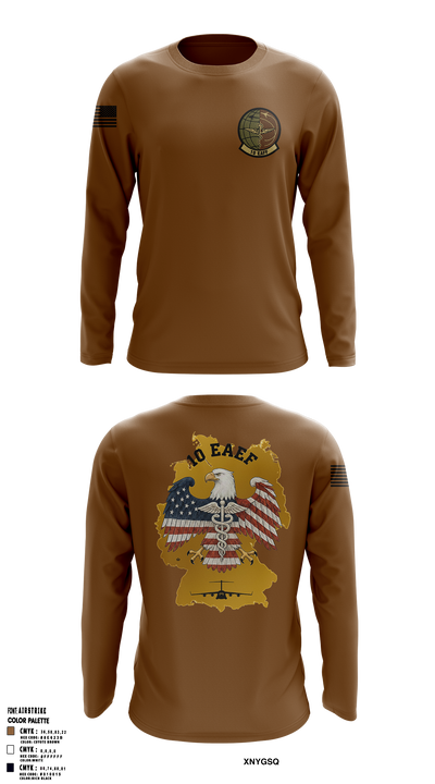 10th Expeditionary Aeromedical Evacuation Flight (10th EAEF/26.1) 21411878 Long Sleeve Performance Shirt 1