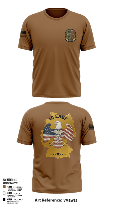 10th Expeditionary Aeromedical Evacuation Flight (10th EAEF/26.1) 21411878 Old School Cotton Feel Shirt - 1