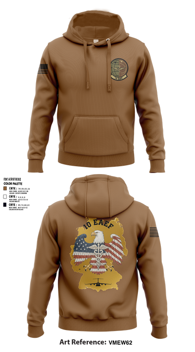 10th Expeditionary Aeromedical Evacuation Flight (10th EAEF/26.1) 21411878 Hoodie - 1