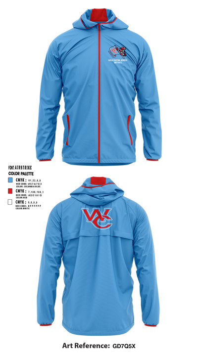 Weld Central Rebels 37554219 Windbreaker - 1