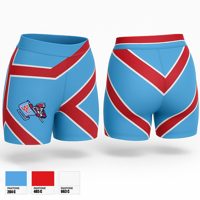 Weld Central Rebels 37554219 Women's Compression Shorts - 1