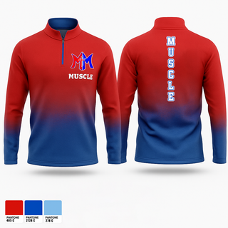 MUSCLE 30882996 Quarter Zip Jacket - 1