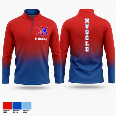 MUSCLE 30882996 Quarter Zip Jacket - 1