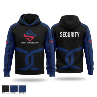 Hoodie, Sahara Global Security, Police, Teamtime, Team time, sublimation, custom sports apparel, team uniforms, spirit wear, spiritwear, sports uniforms, custom shirts, team store, custom team store, fundraiser sports, apparel fundraiser