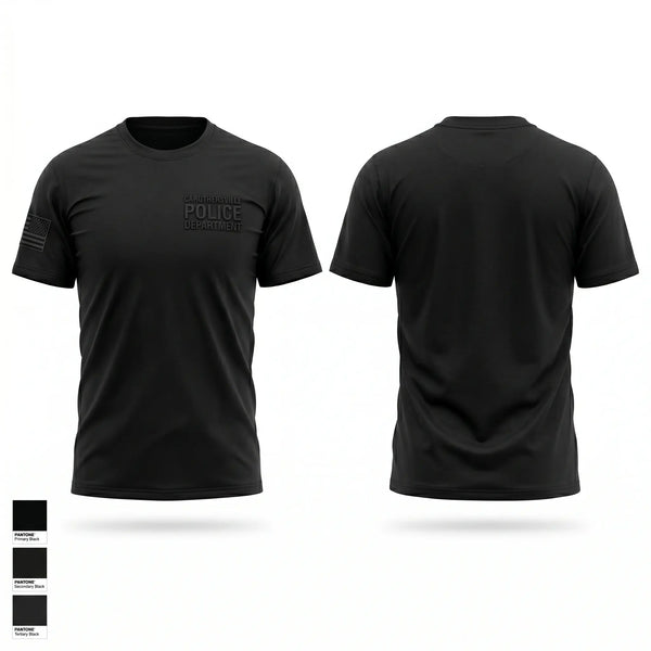 Caruthersville Police Department Old School Cotton Feel Shirt - 1