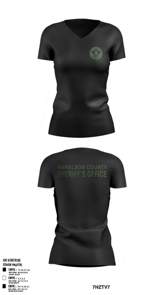 Patrol 17850580 Women's Short Sleeve V-neck Shirt - 2