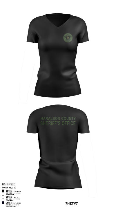 Patrol 17850580 Women's Short Sleeve V-neck Shirt - 2