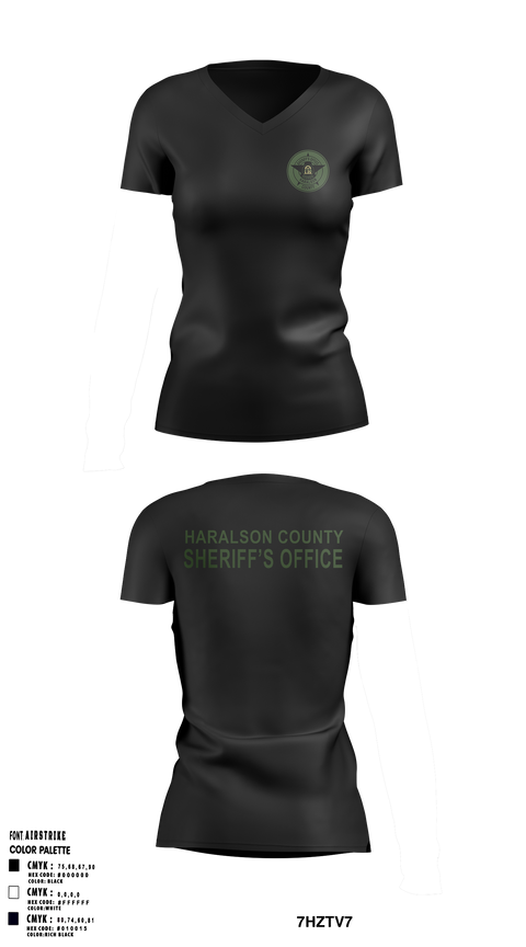 Patrol 17850580 Women's Short Sleeve V-neck Shirt - 2