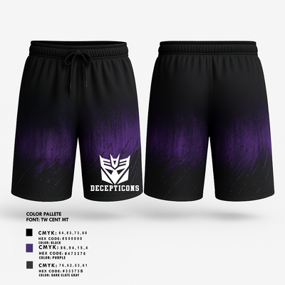 Decepticons 92933008 Athletic Shorts With Pockets - 1