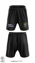 New Jersey Department of Corrections Athletic Shorts With Pockets - 1