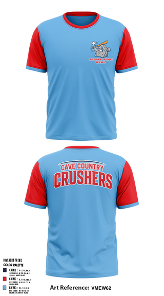 Cave Country Crushers 80675642 Short Sleeve Performance Shirt - 1