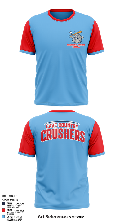 Cave Country Crushers 80675642 Short Sleeve Performance Shirt - 1