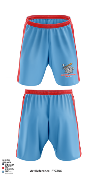Cave Country Crushers 80675642 Athletic Shorts With Pockets - 1