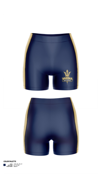 Womens Compression Shorts, Varina, Track & Field, Teamtime, Team time, sublimation, custom sports apparel, team uniforms, spirit wear, spiritwear, sports uniforms, custom shirts, team store, custom team store, fundraiser sports, apparel fundraiser