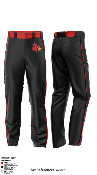Scott co. Cardinals 41527624 Baseball Pants - 1