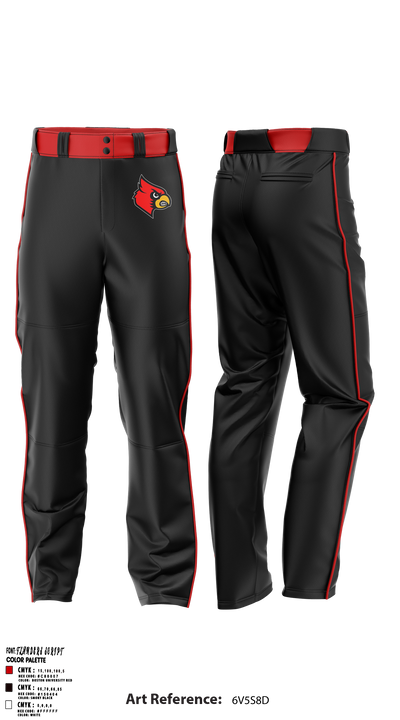 Scott co. Cardinals 41527624 Baseball Pants - 1