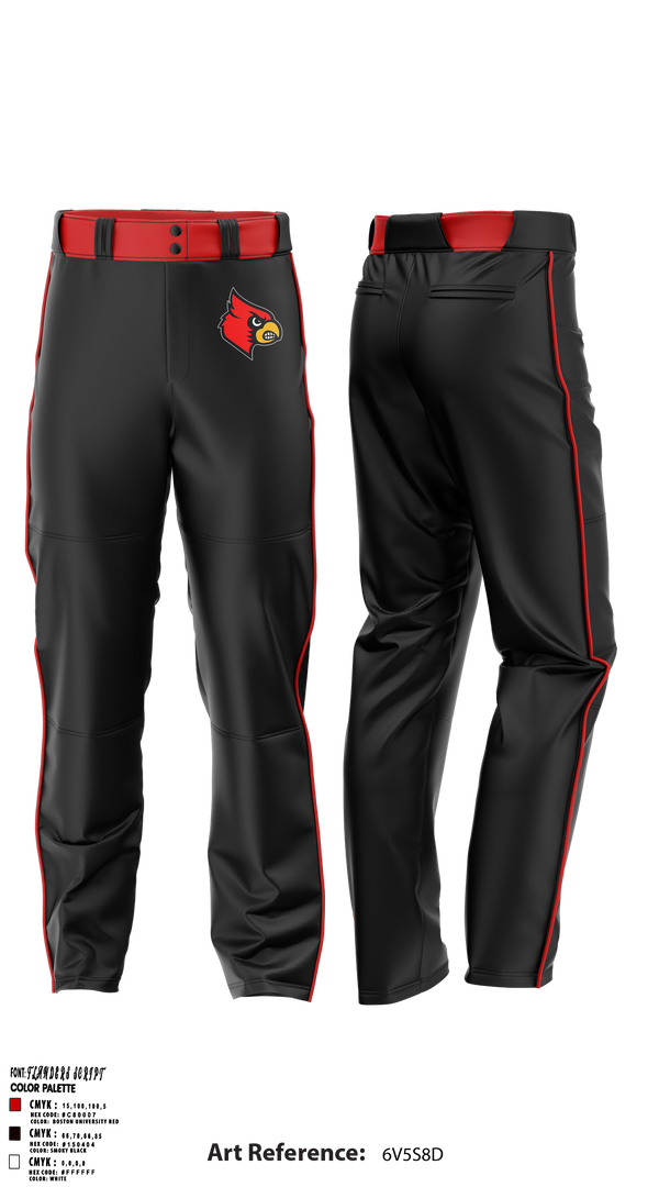 Scott co. Cardinals 41527624 Baseball Pants - 1