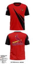 Scott co. Cardinals 41527624 Short Sleeve Performance Shirt - 1